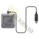 USB кабель для заряджання рації Baofeng UV-5R, UV-82, UV-9R Plus (USB кабель до склянки)