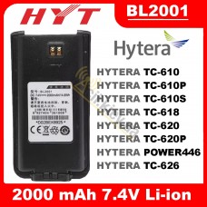 Акумулятор HYTERA BL2001 (HYT BL2001) 2000mAh для рації Hytera TC-610 / TC-620 / POWER446 