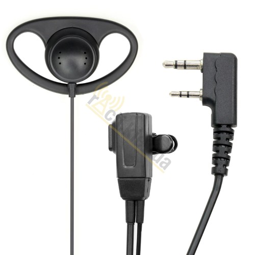 Гарнітура "МУШЛЯ" KD-R2 для рації Kenwood, Baofeng, Quansheng