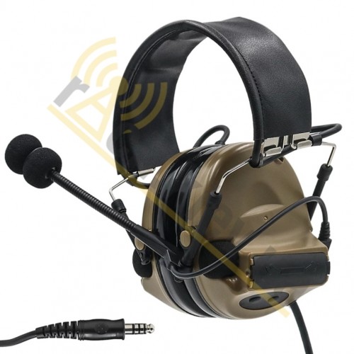 Гарнітура активна Tactical Comtac-II та Kenwood роз'ємом 2-pin