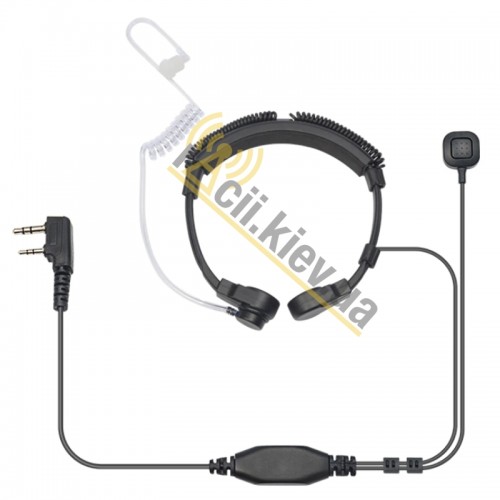 Гарнітура для Kenwood TC-02A (ларингофон з регулюванням)