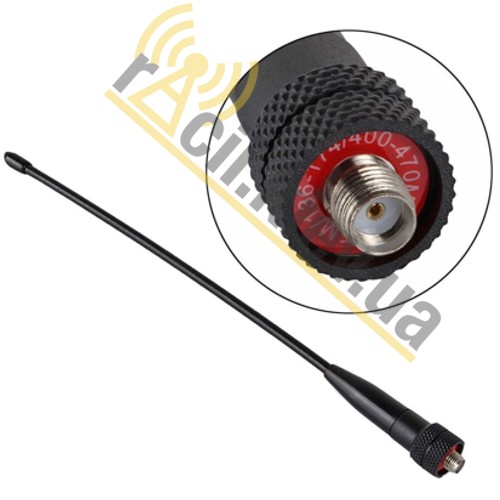 Антена для рації Quansheng QS-ANT1 144/430 MHZ, (SMA-F)